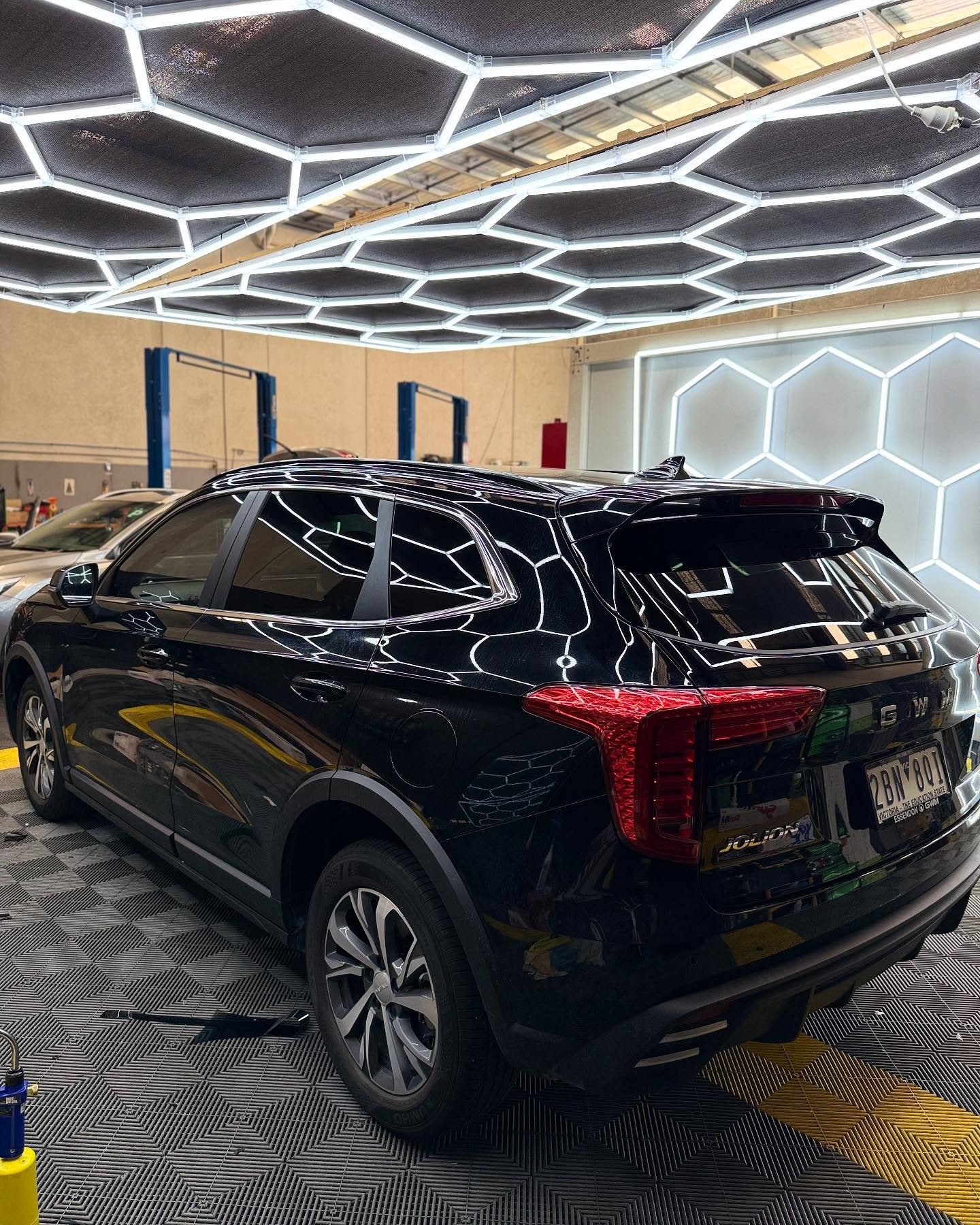 Paint protection on a luxury vehicle